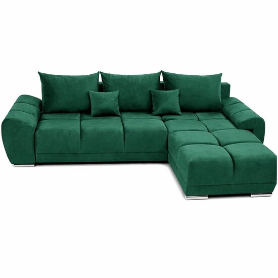 Narożnik BEVERLY - duży narożnik z pojemnikiem i funkcją spania – komfort i elegancja